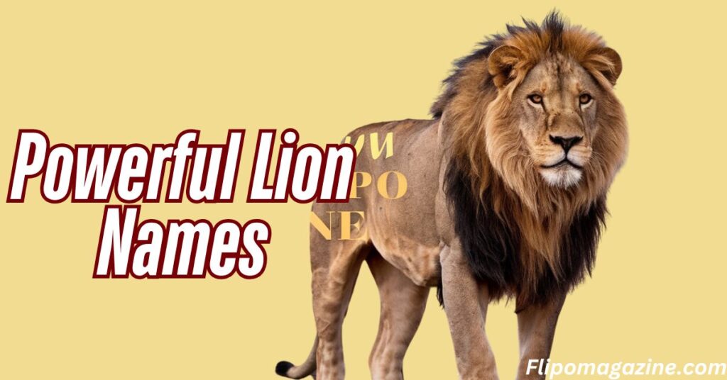 Powerful Lion Names