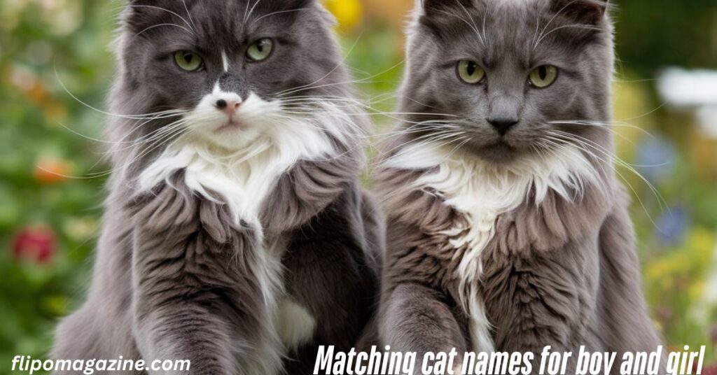 Matching cat names for boy and girl